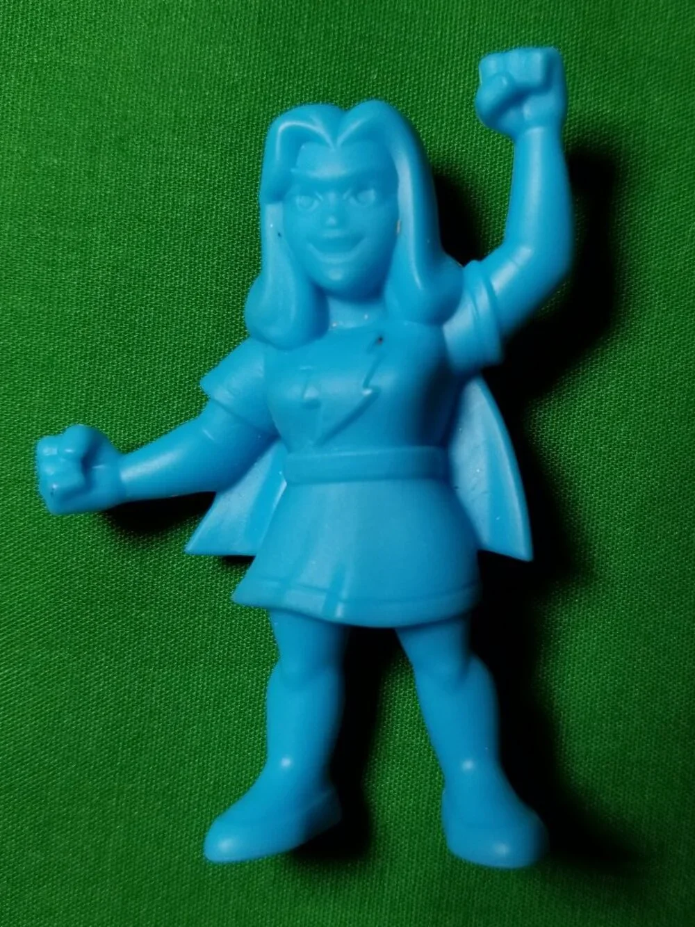 Shazam Blue Toy Mini Action Figure Set#3 Wendy’s DC Superhero Kid's Meal 2023